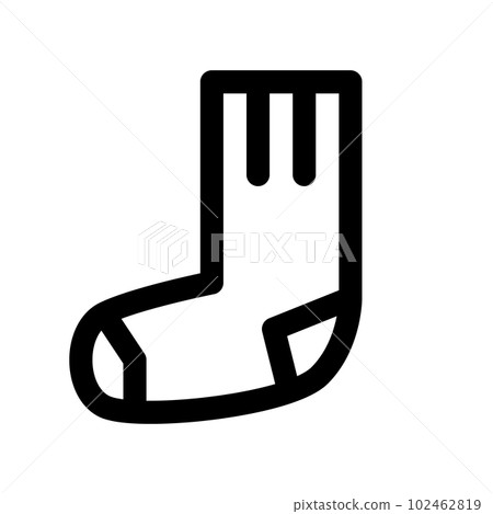 代表衣服、襪子的線條樣式圖標 102462819