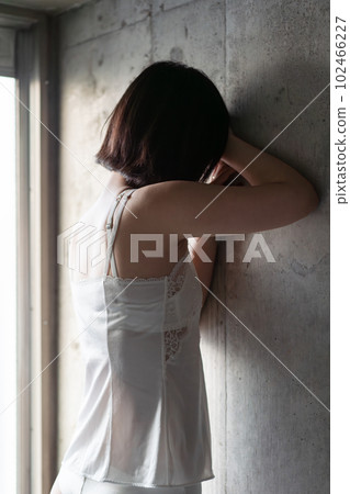 穿內衣的女性 102466227