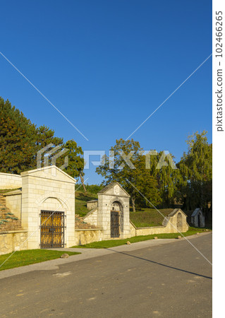 Traditional wine cellars in Tolcsva, Great Plain, North Hungary Traditional wine cellars in Tolcsva, Great Plain, North Hungary 102466265