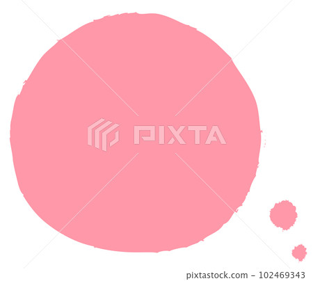 speech bubble balloon keyword icon sticker planner text box banner, flat png transparent element design 102469343