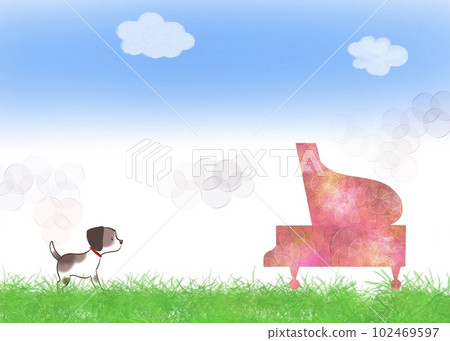 設計鋼琴的簡單插圖 設計鋼琴的簡單插圖 102469597