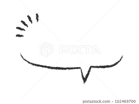 Hand-drawn speech bubble material Hand-drawn speech bubble material 102469700