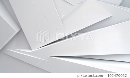 Abstract white and grey background. polygonal art pattern style Geometry texture futuristic. 102470032