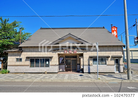 1916年開始的北海道故鄉歷史街增毛町的風景 102470377