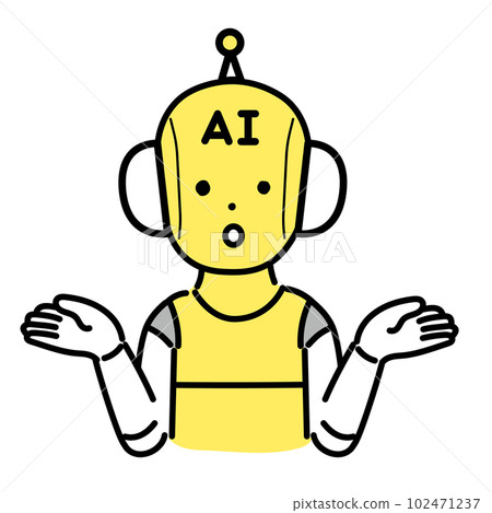 Illustration series of cute people _ AI characters _ in trouble 102471237