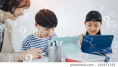 孩子們學習的教育形象 102471335