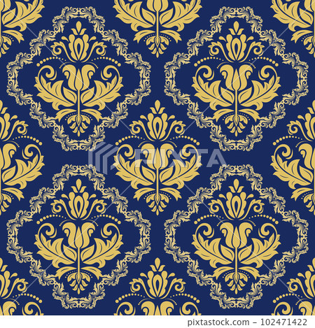 Classic Seamless Vector Fine Pattern With Arabesques Classic Seamless Vector Fine Pattern With Arabesques 102471422