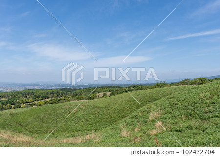 Scenery of the tranquil plains 102472704