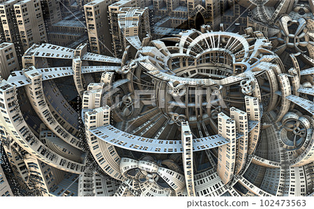 3D Illustration of a Beautiful infinite mathematical mandelbrot set fractal. 3D Illustration of a Beautiful infinite mathematical mandelbrot set fractal. 102473563