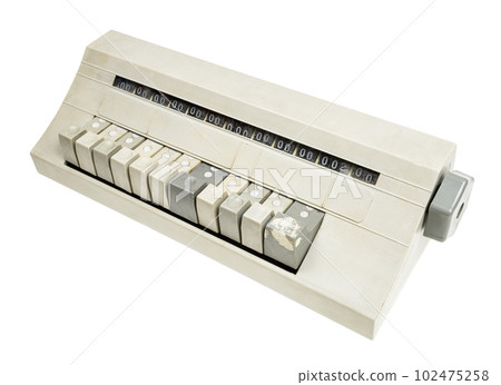 vintage mechanical blood cell counter isolated vintage mechanical blood cell counter isolated 102475258