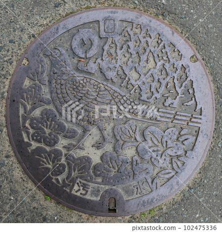 Iwate Kanegasaki design manhole 102475336
