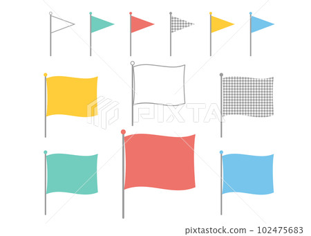 一組彩色旗幟為活動增添活力 102475683