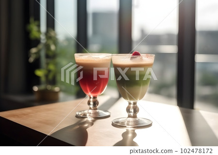 Non alcoholic fruity cold summer cocktail drinks Non alcoholic fruity cold summer cocktail drinks 102478172