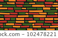 Multi-colored tiles as a background, texture. Brick pattern. 102478221