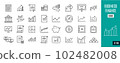 Business & finance line icons. Analysis, strategy, system,... 102482008