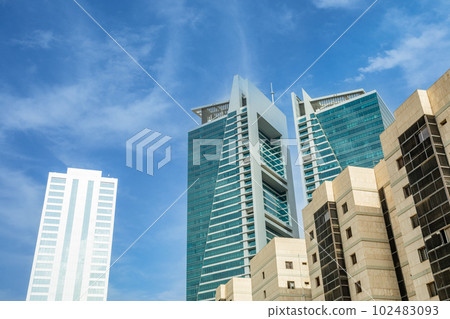 Modern buildings in the city center of Riyadh, Saudi Arabia 102483093