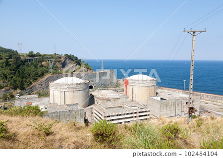 Lemoniz unfinished nuclear power plant, Spain 102484104