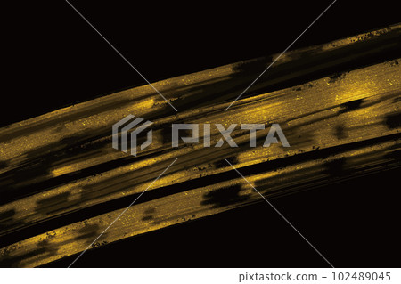 Japanese-style gorgeous background material with a black base that expresses the decoration and movement of gold brushes and splashes Japanese-style gorgeous background material with a black base that expresses the decoration and movement of gold brushes and splashes 102489045