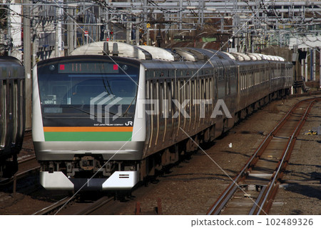 [JS] Shonan-Shinjuku Line E233 Series (Rapid: Direct to Utsunomiya Line) 102489326