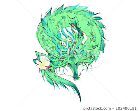 手繪神龍 手繪神龍 102490181