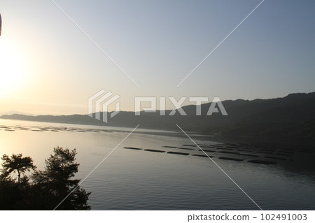 俯瞰秋宮島的春日 102491003