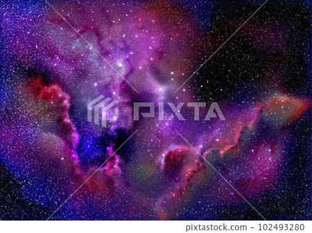 星雲在發出紅光的同時聚集 102493280