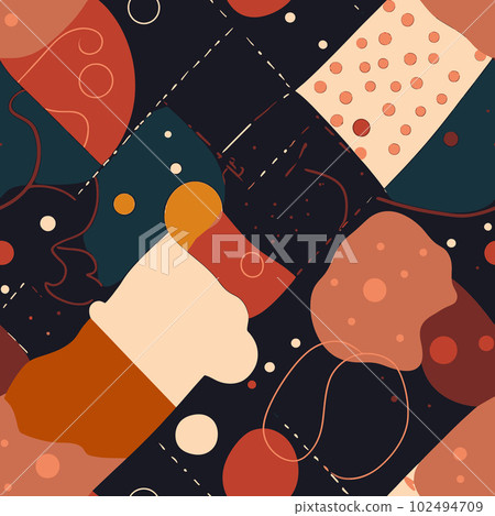 Circle of Wonder: An Abstract Pattern of Pastel Dreams and Childlike Joy Circle of Wonder: An Abstract Pattern of Pastel Dreams and Childlike Joy 102494709