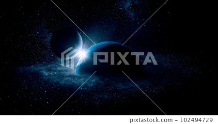 Image of outer space. . Mixed media Image of outer space. . Mixed media 102494729