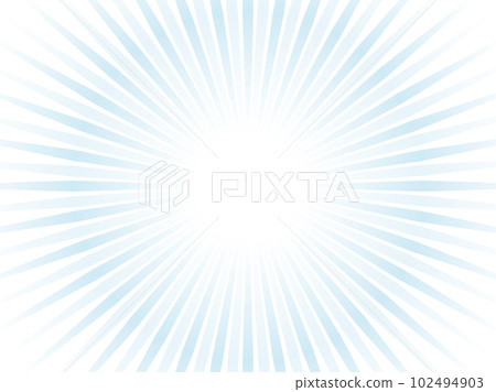Abstract concentration line background of a thin and fleeting sunbeam image _ light blue Abstract concentration line background of a thin and fleeting sunbeam image _ light blue 102494903
