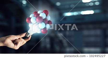 Light bulb image as symbol of innovation 102495227