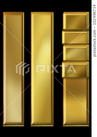 Gold bar image illustration AI image 102496714