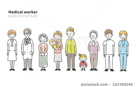 family and health workers 102498046
