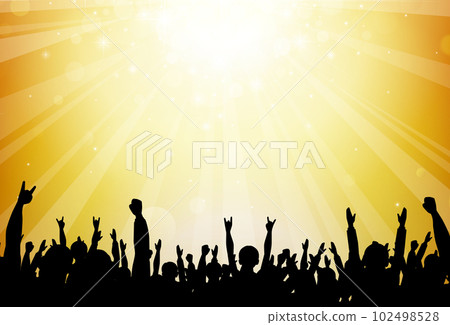 人們在現場活動中瘋狂 102498528