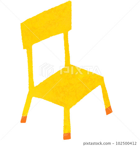 small yellow chair 102500412