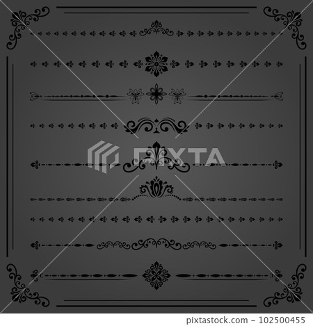 Set of Horizontal Patterns 102500455
