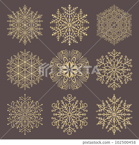 Set of Snowflakes 102500458