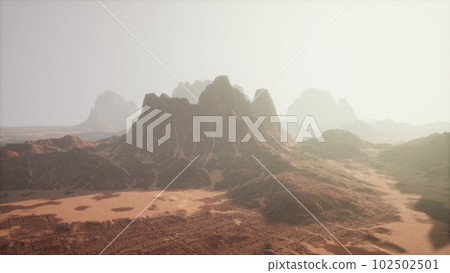 monument valley landscape in the sunset light 102502501