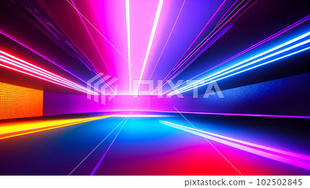 霓虹色，霓虹燈，彩虹色，不久的將來，技術，網絡，背景，壁紙，漸變 102502845