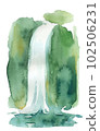 Waterfall watercolor 102506231