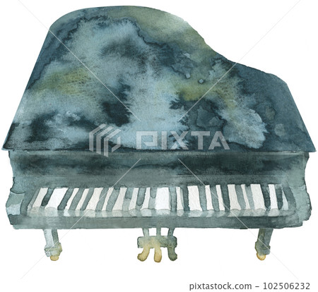 鋼琴水彩 102506232