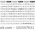 WEB icon set that can be used for business etc. 102507631
