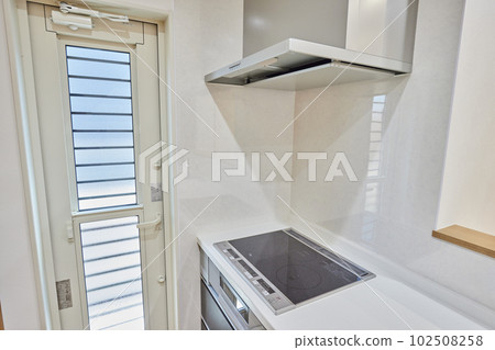 Kitchen image range hood and IH cooking heater stove Kitchen image range hood and IH cooking heater stove 102508258