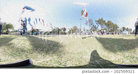 Super wide-angle carp streamer 102509321