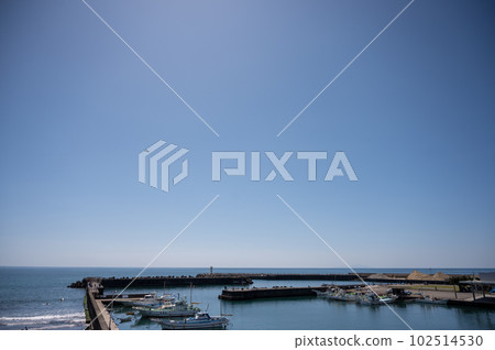 大磯港,藍天,船,壁畫,飛機 大磯港,藍天,船,壁畫,飛機 102514530