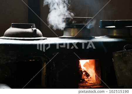 Furnace of an old private house Furnace of an old private house 102515190