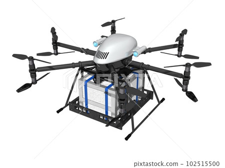 Single delivery drone (3DCG image) Single delivery drone (3DCG image) 102515500