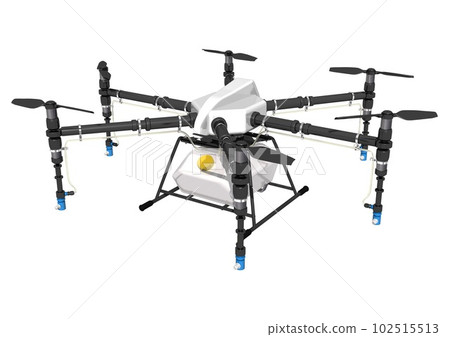 單獨的農業無人機(3DCG 圖像) 單獨的農業無人機(3DCG 圖像) 102515513