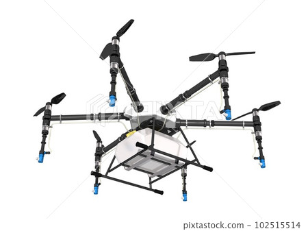 單獨的農業無人機(3DCG 圖像) 單獨的農業無人機(3DCG 圖像) 102515514