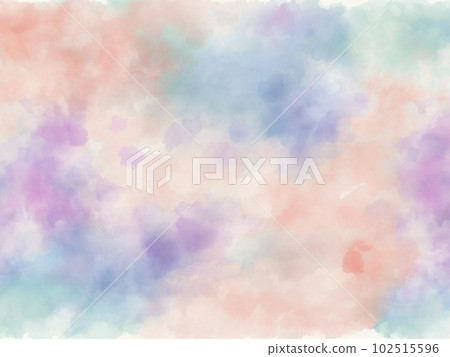 Blurred watercolor background material Blurred watercolor background material 102515596