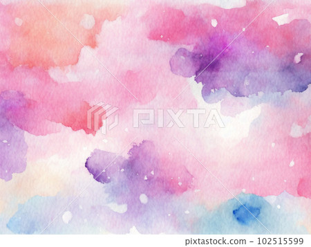 Blurred watercolor background material Blurred watercolor background material 102515599